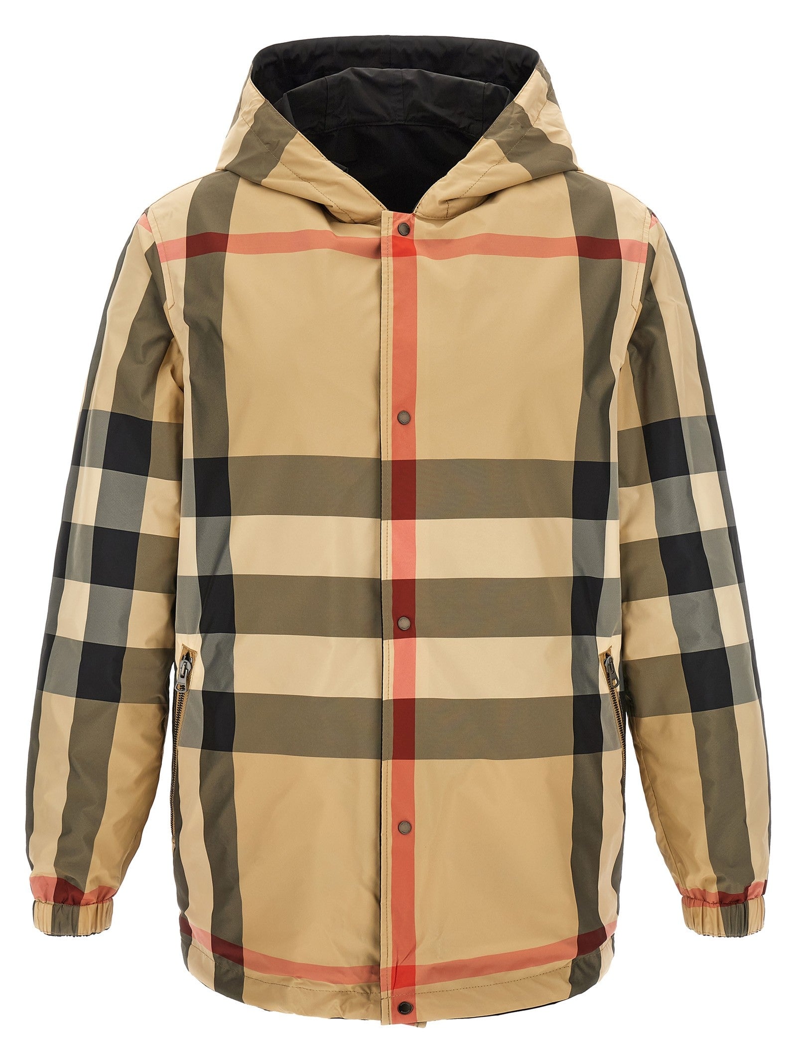 Burberry Elmhurst Hooded Reversible Jacket Black