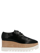 Stella McCartney Elyse Lace up Wedges Black