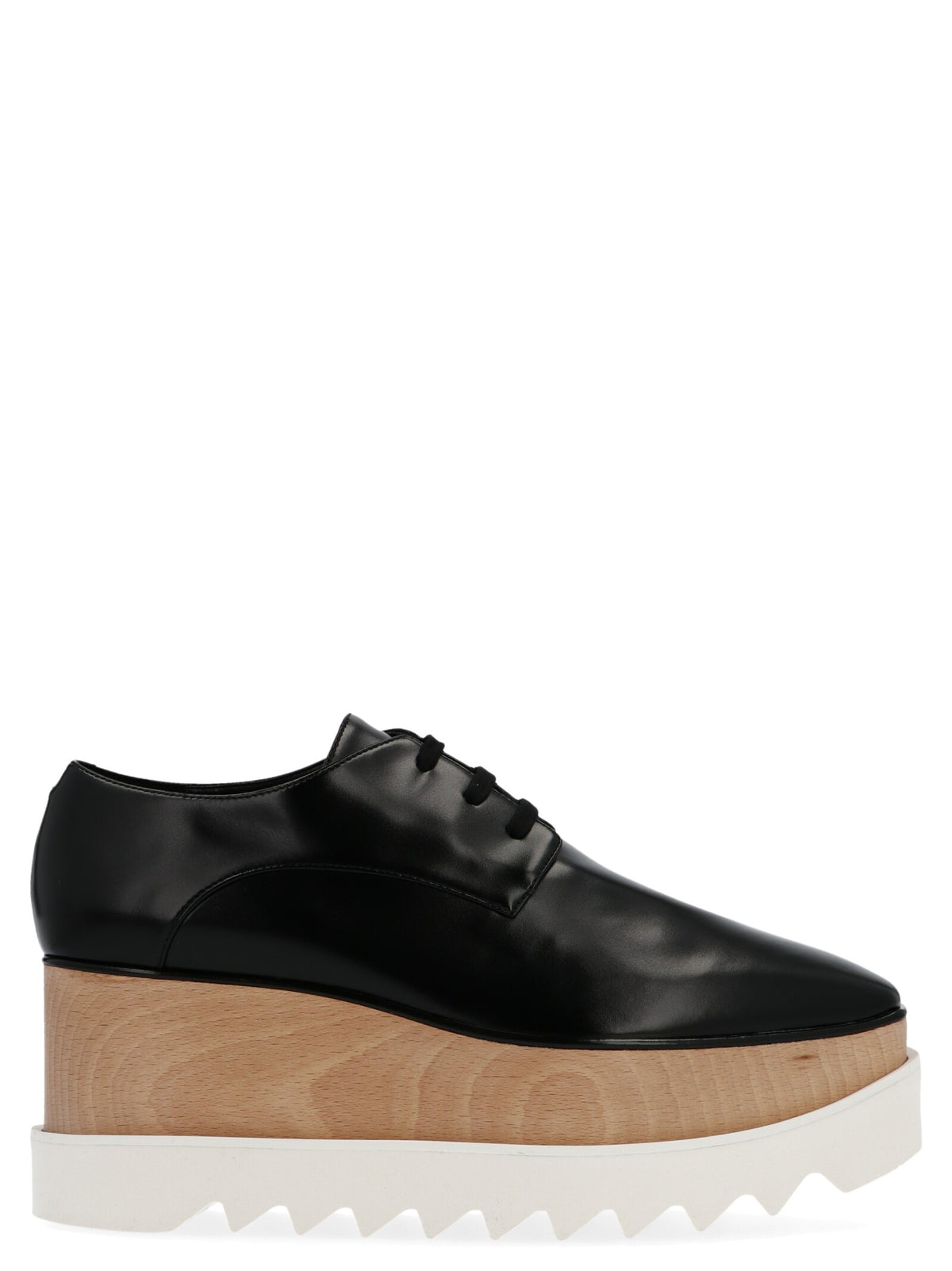 Stella McCartney Elyse Lace up Wedges Black
