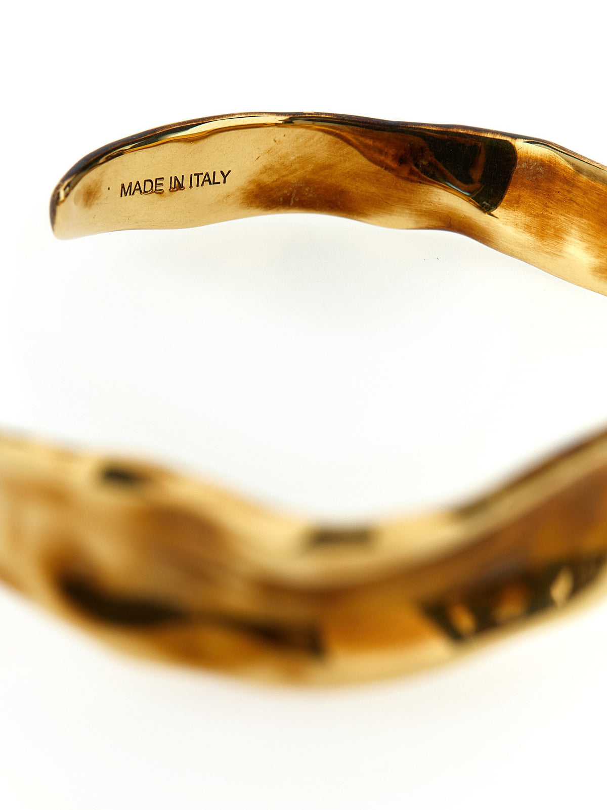 Dries Van Noten Embroidered Cuff Bracelet Brown, view 3