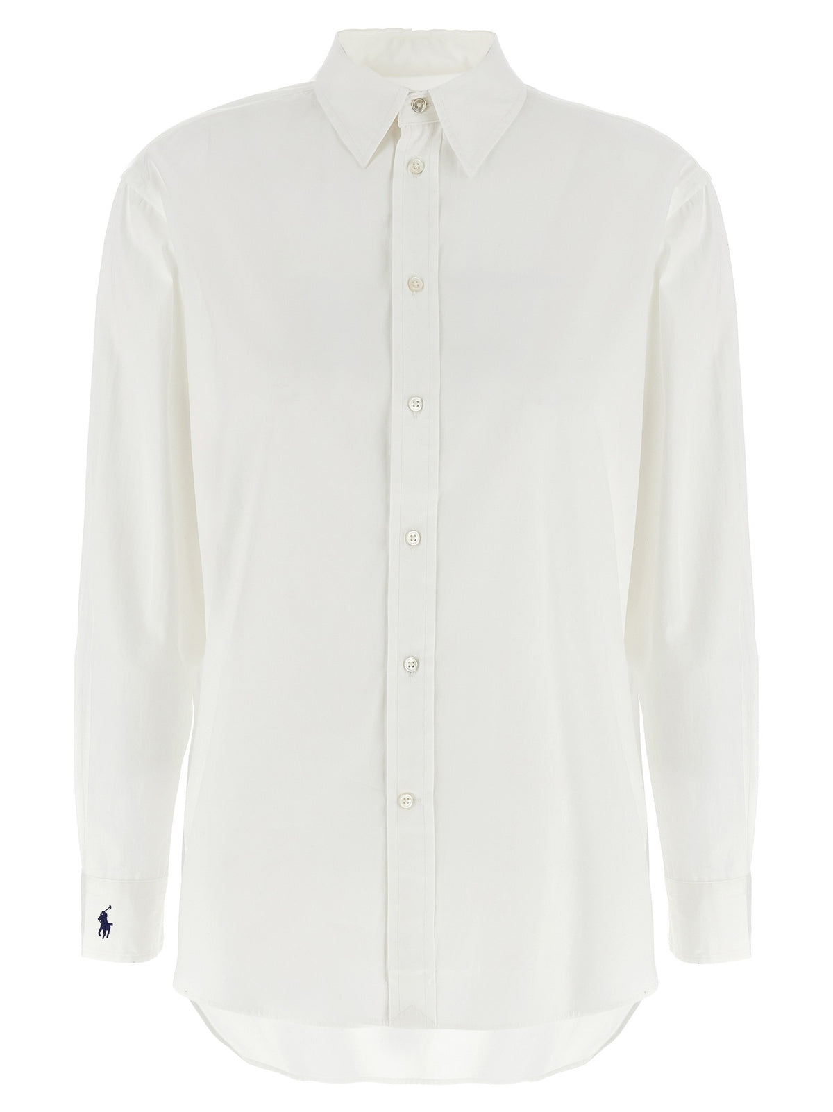 Polo Ralph Lauren Embroidered Cuffs Shirt White