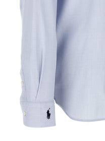 Polo Ralph Lauren Embroidered Cuffs Shirt Blue