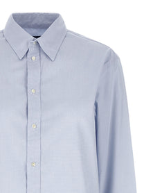 Polo Ralph Lauren Embroidered Cuffs Shirt Blue