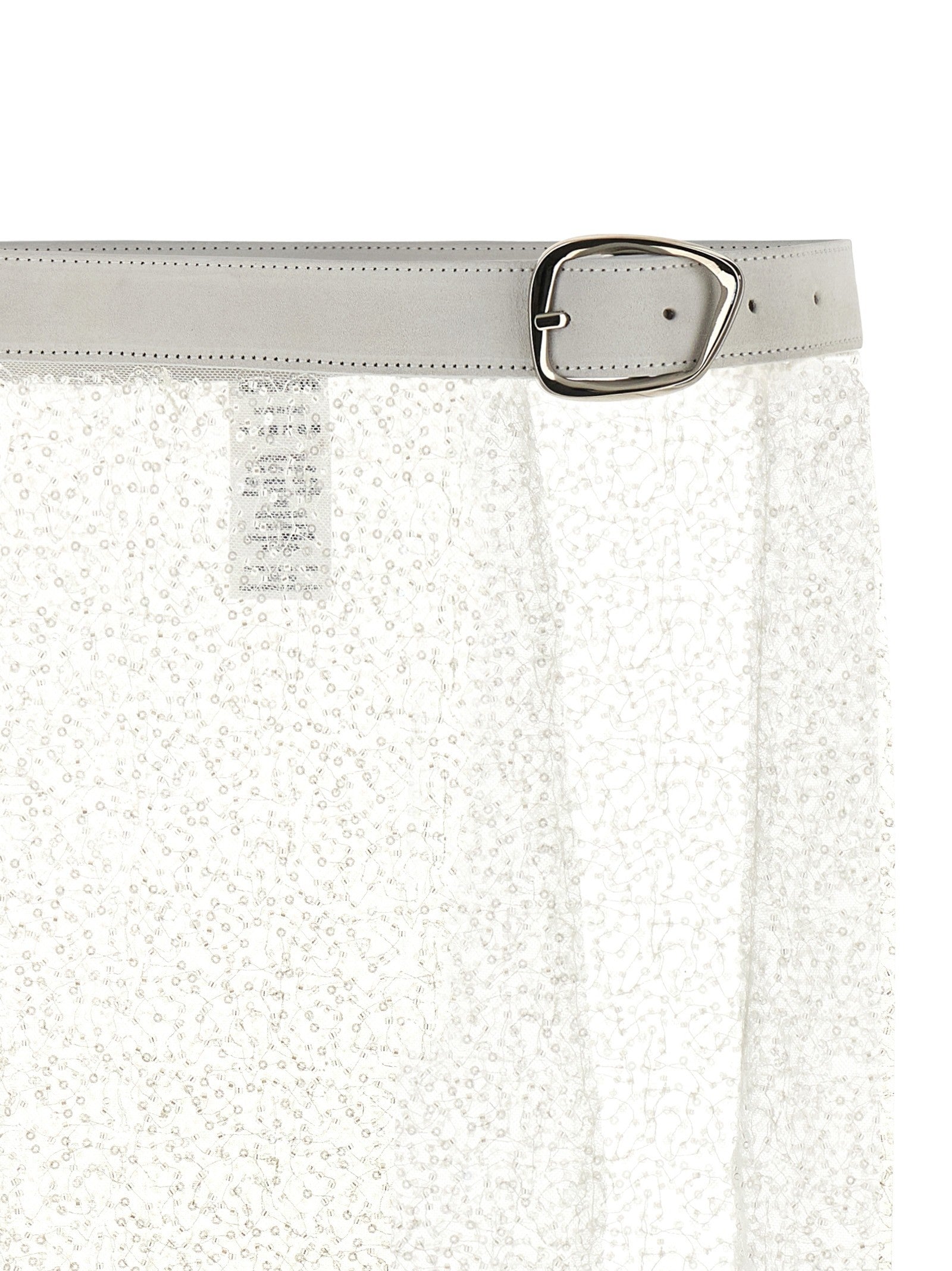 Misenithe Embroidered Jude Sarong Skirt White