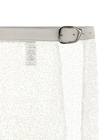 Misenithe Embroidered Jude Sarong Skirt White
