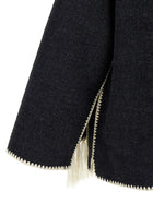 Toteme Embroidered Scarf Jacket Harvest Coat Grey, view 5
