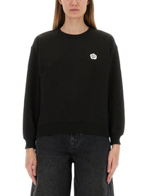 Kenzo Women's Embroidered Sweatshirt Boke Flower Black