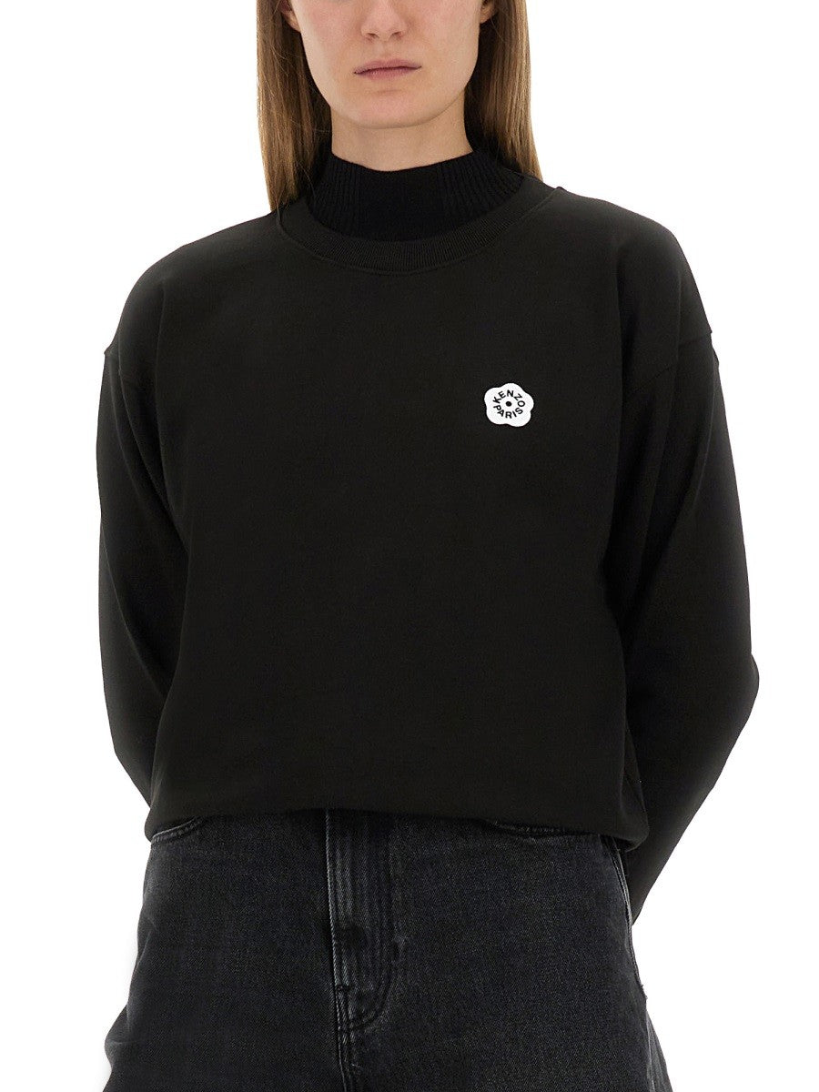 Kenzo Women's Embroidered Sweatshirt Boke Flower Black