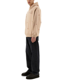 Emporio Armani Men's Embroidered Sweatshirt Beige