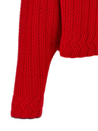 Chloé Embroidery Cardigan Red, view 4