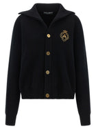 Dolce&amp;Gabbana Embroidery Cardigan Black