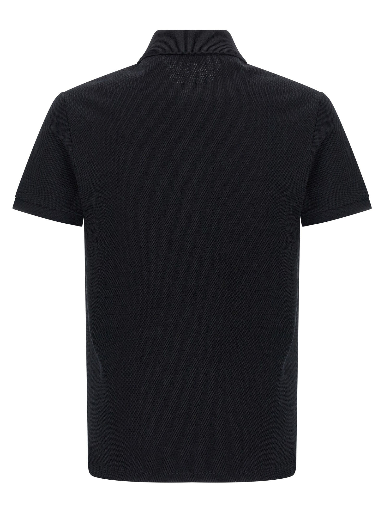 Balmain Embroidery Polo Shirt White
