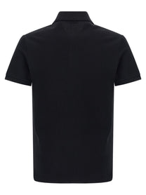 Balmain Embroidery Polo Shirt White