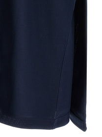 Balenciaga Embroidery Polo Shirt Blue