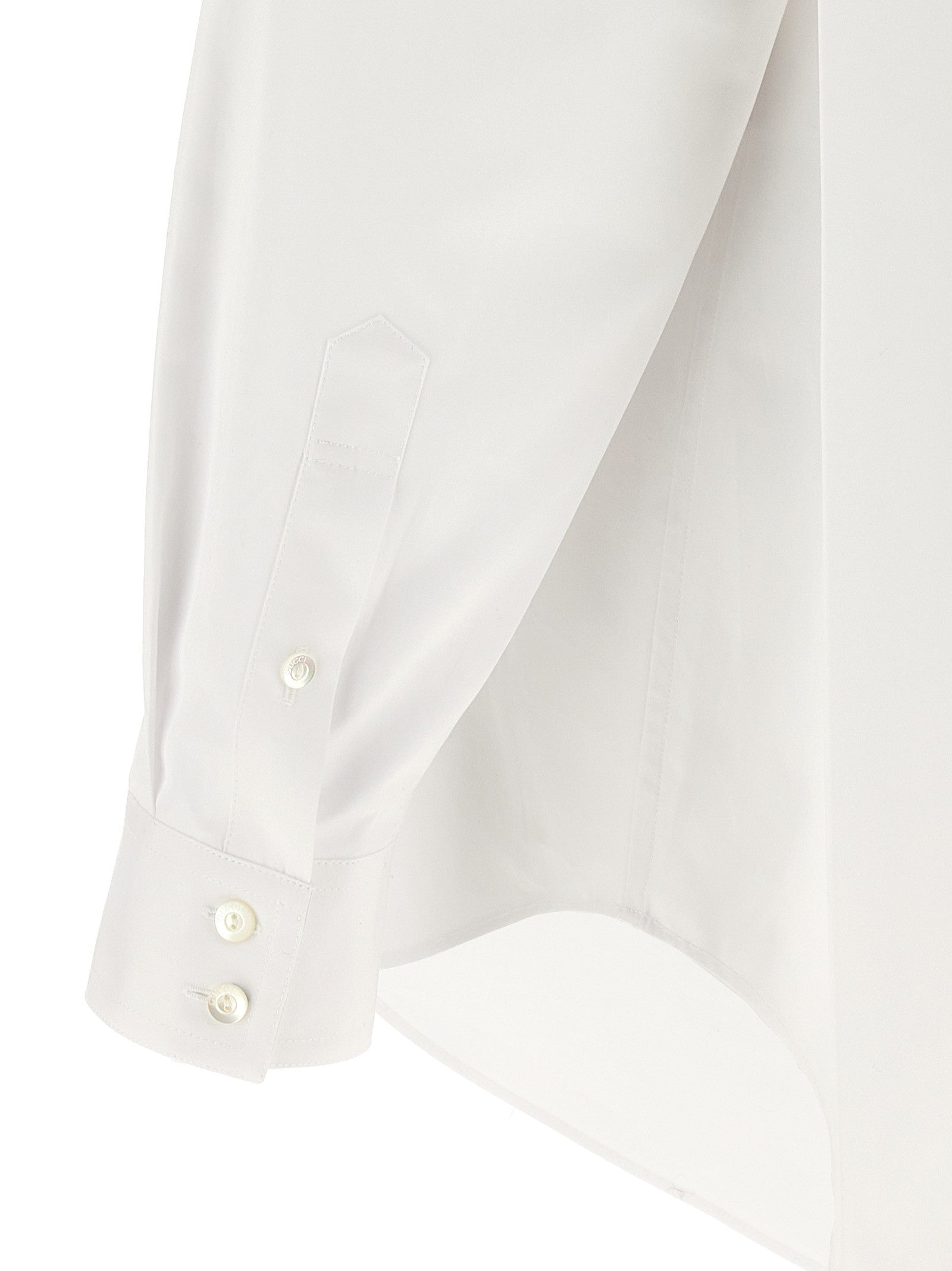 Gucci Embroidery Shirt White