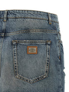 Dolce&amp;Gabbana Embroidery Skirt Blue, view 4