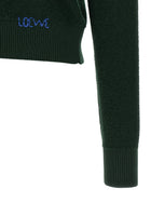 Loewe Embroidery Sweater Green, view 4