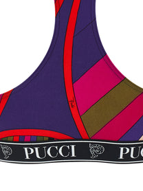 EMILIO PUCCI - EMILIO PUCCI - ’Iride’ sporty top - Women’s Clothing