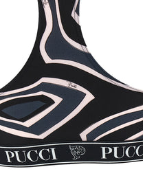 EMILIO PUCCI - EMILIO PUCCI - ’Labirinto’ sports top - Women’s Clothing
