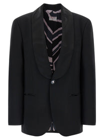 EMILIO PUCCI - EMILIO PUCCI - ’Labirinto’ single-breasted blazer - Women’s Clothing