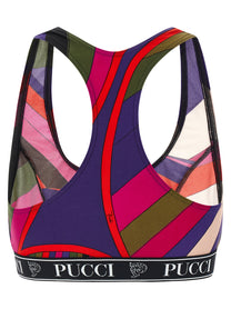 EMILIO PUCCI - EMILIO PUCCI - ’Iride’ sporty top - Women’s Clothing