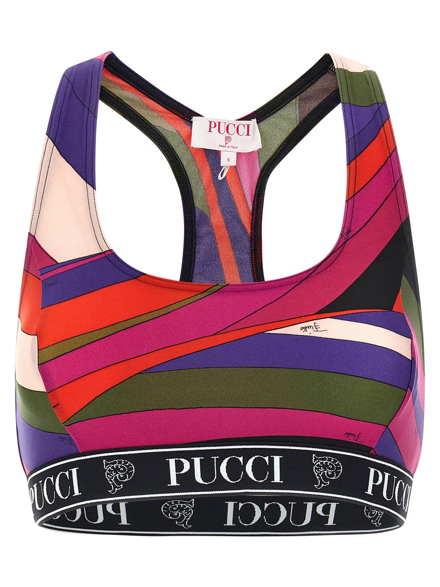 EMILIO PUCCI - EMILIO PUCCI - ’Iride’ sporty top - Women’s Clothing