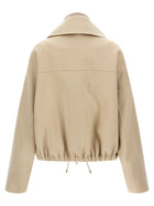 Sportmax Emiro Bomber Jacket Beige, view 3