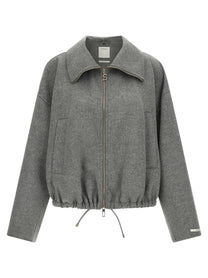 Sportmax Emiro Bomber Jacket Grey