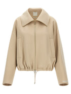 Sportmax Emiro Bomber Jacket Beige, view 2