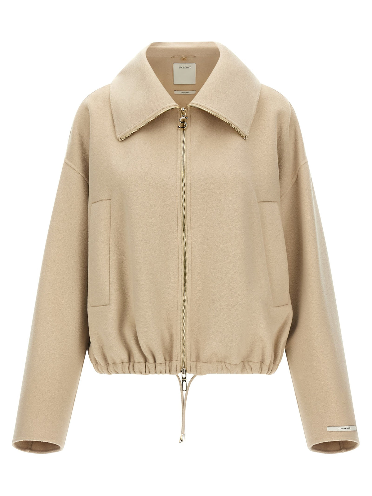Sportmax Emiro Bomber Jacket Beige, view 2