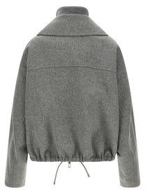 Sportmax Emiro Bomber Jacket Grey