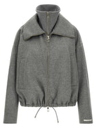 Sportmax Emiro Bomber Jacket Grey