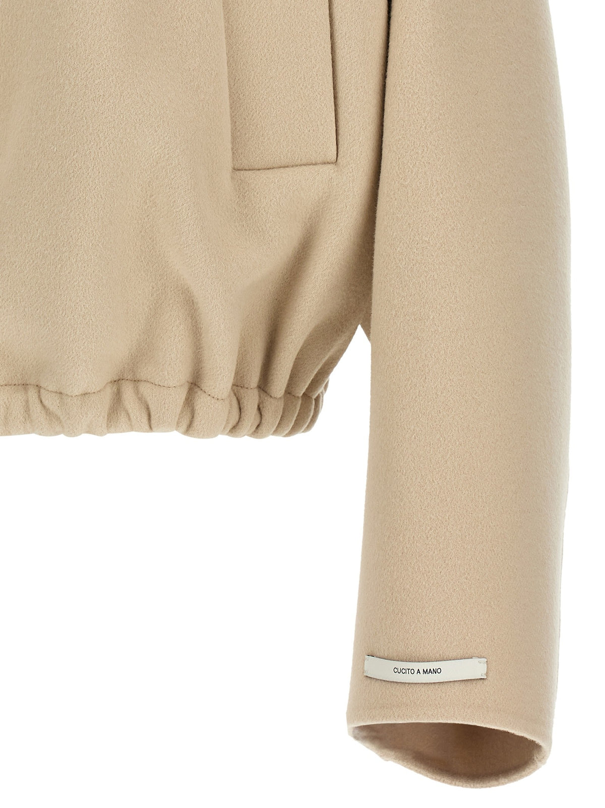 Sportmax Emiro Bomber Jacket Beige, view 5