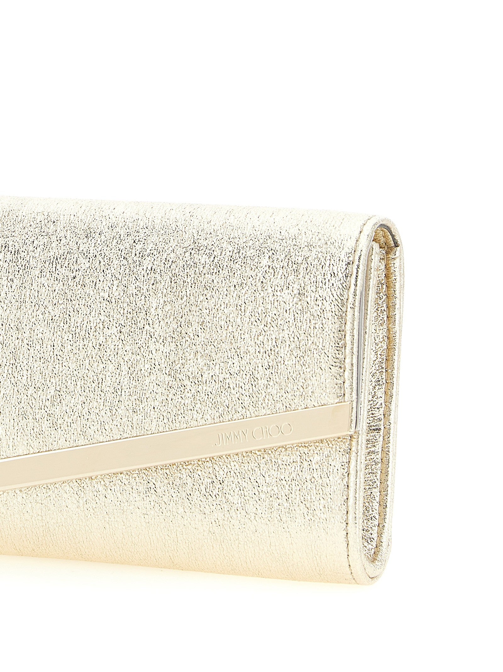 Jimmy Choo Emmie Clutch Gold