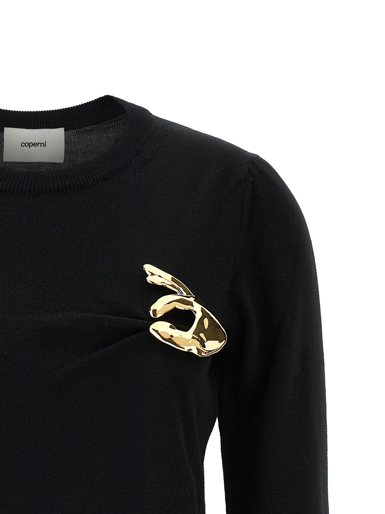 Coperni Emoji Pin Sweater Black