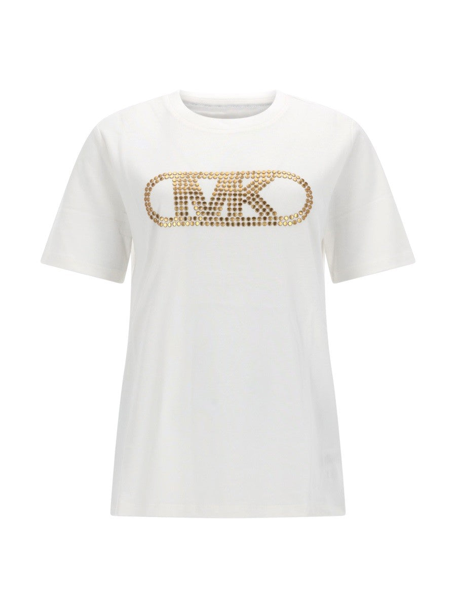 Michael Kors Women's Empire Stud Shirt White