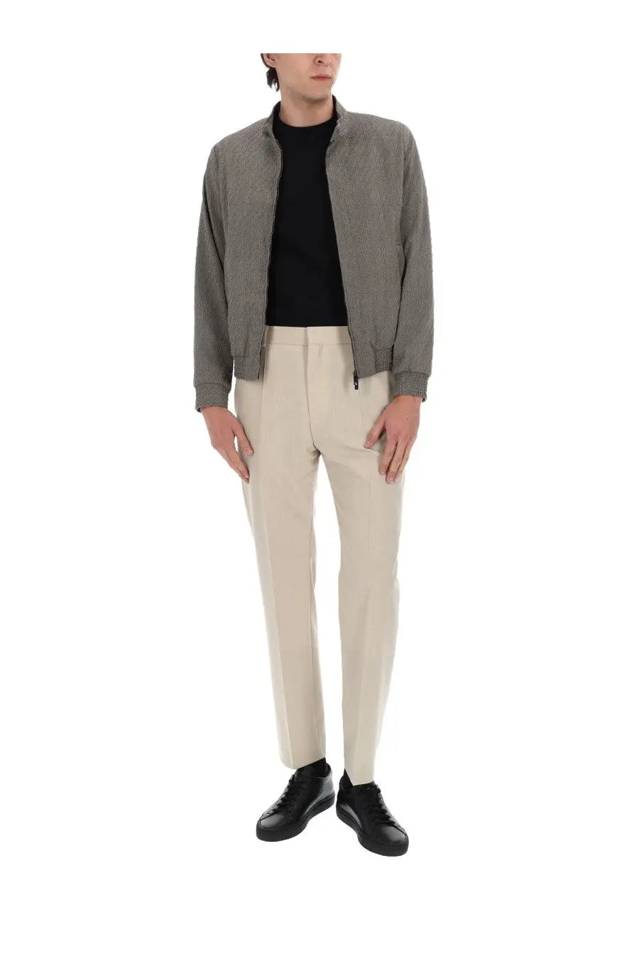 Emporio Armani Men's Blouson Jacket Grey, view 2