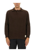Emporio Armani Men's Wool Jersey Brown