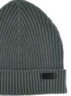 Brioni English Ribbed Beanie Green, view 3