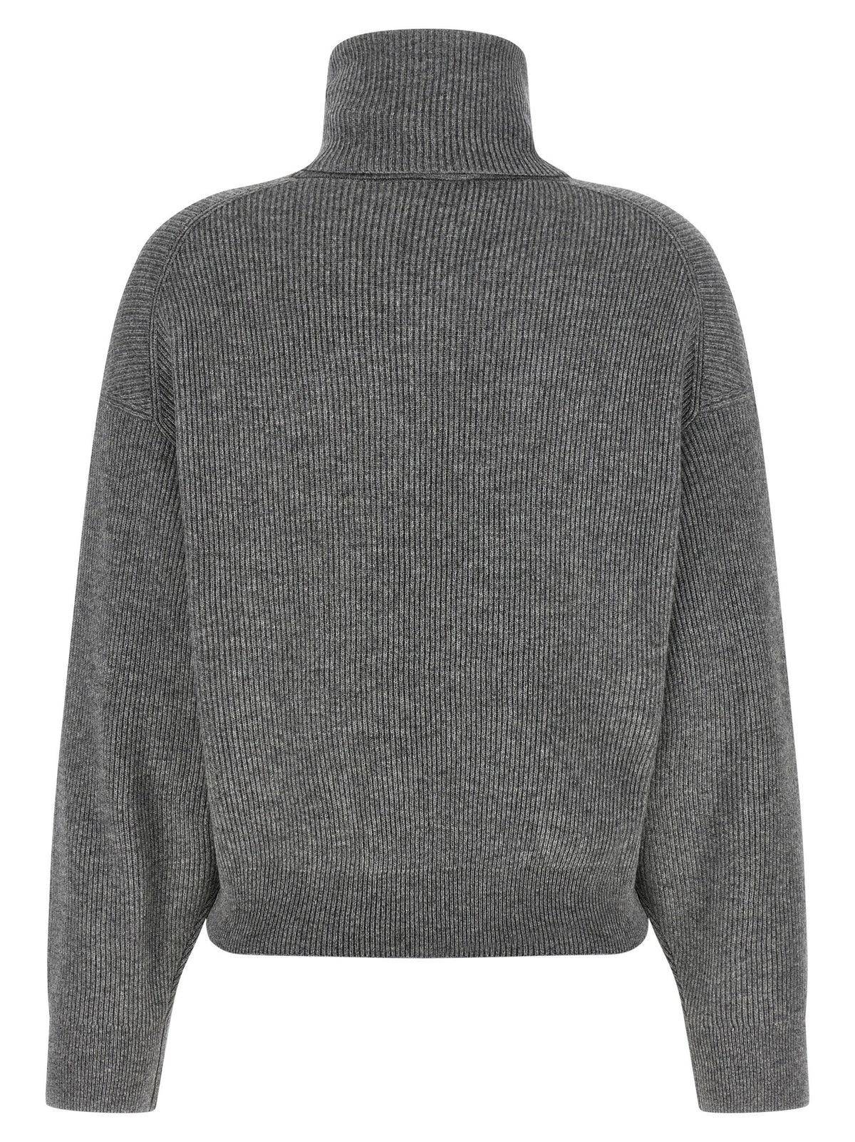 Brunello Cucinelli English Ribbed Sweater Grey, view 2