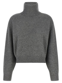 Brunello Cucinelli English Ribbed Sweater Grey