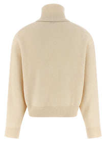 Brunello Cucinelli English Ribbed Sweater White, view 2
