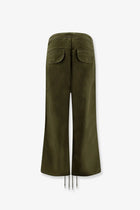 Entire Studios Unisex Barren Cargo Cotton Trousers PINE, view 2