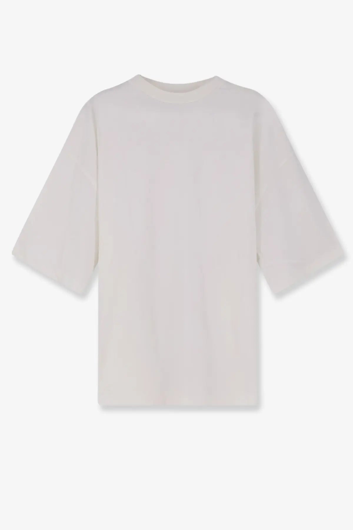 Entire Studios unisex heavy boxy tee white oversized off-white t-shirt with relaxed fit and short sleeves