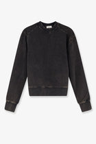 Entire Studios Unisex Pod Crew Cotton Sweatshirt Black