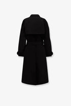 Entire Studios Women's Classic Cotton Trench Black, view 2