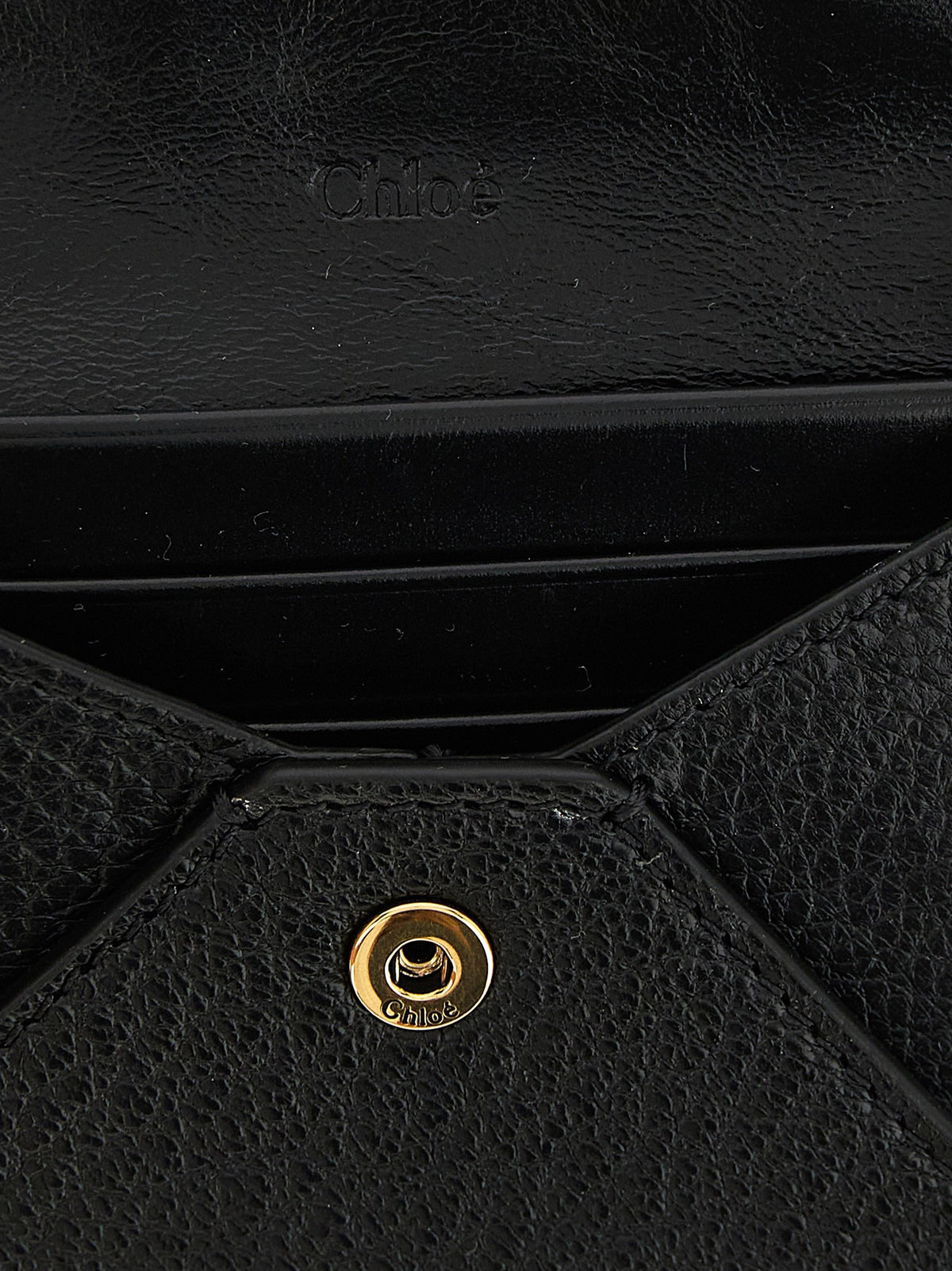Chloé Envelope Card Holder Black