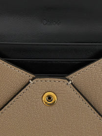 Chloé Envelope Card Holder Beige