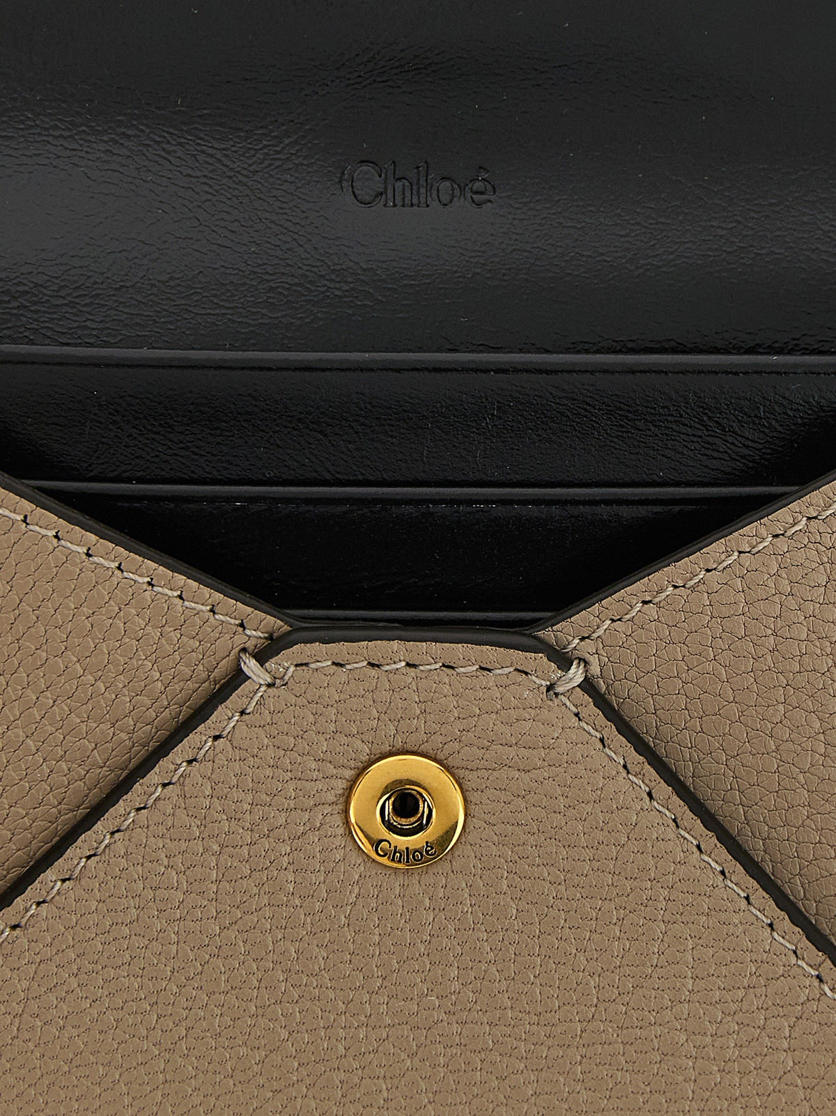 Chloé Envelope Card Holder Beige