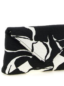 Dries Van Noten Envelope Clutch Black